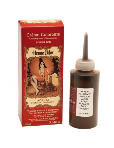 Henne Color - Crema coloranta cu hena ACAJU 90 ml