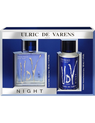 CASETA NIGHT (EDT 100 ML + DEO SPRAY PARFUM 150 ML) - ULRIC DE VARENS
